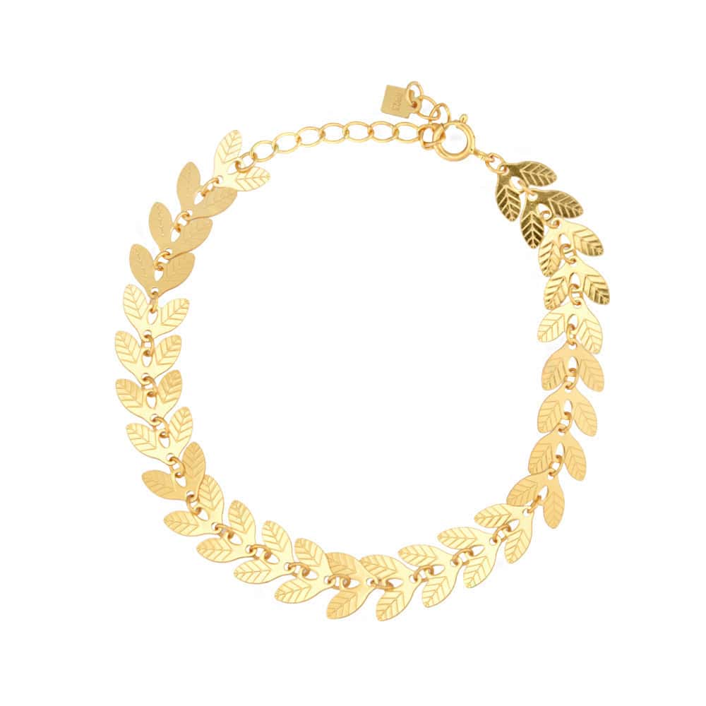 Gold Leaves Bracelet