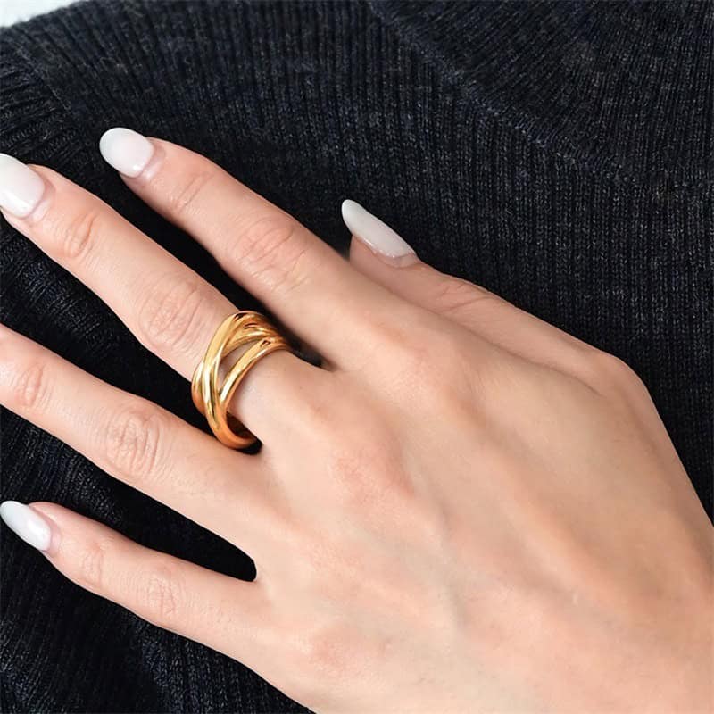 Simi Gold  Stack Ring