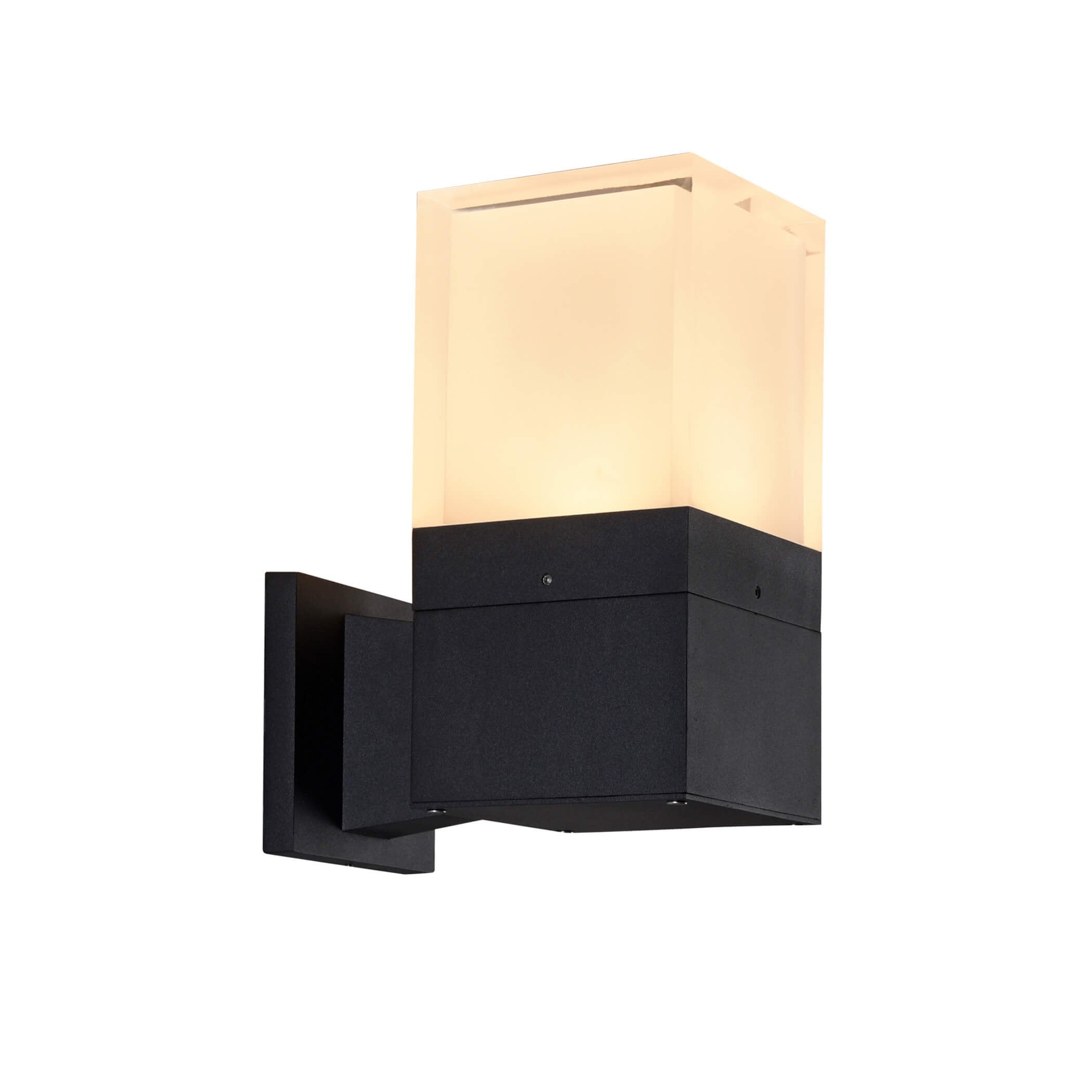 VONN 10"" Modern VOW1770BL 5-Watt ETL Certified Integrated LED Outdoor Wall Sconce in Matte Black