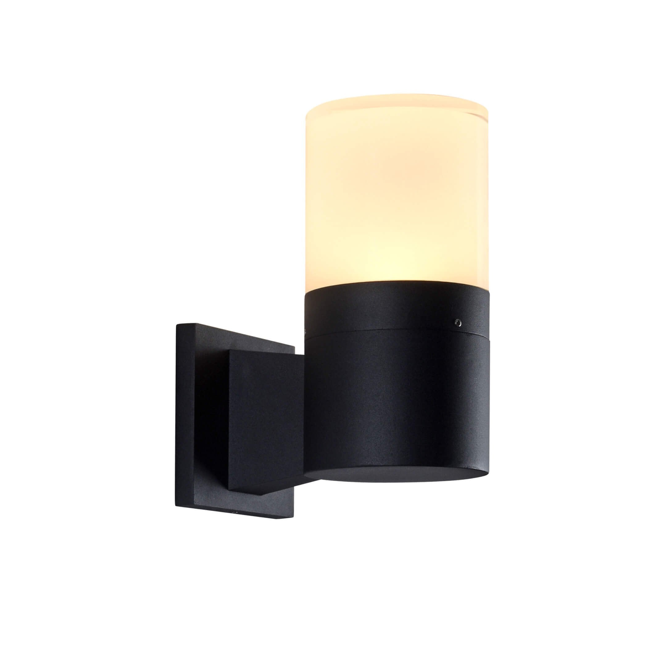 VONN 9"" Modern VOW1751BL 5-Watt ETL Certified Integrated LED Outdoor Wall Sconce in Matte Black