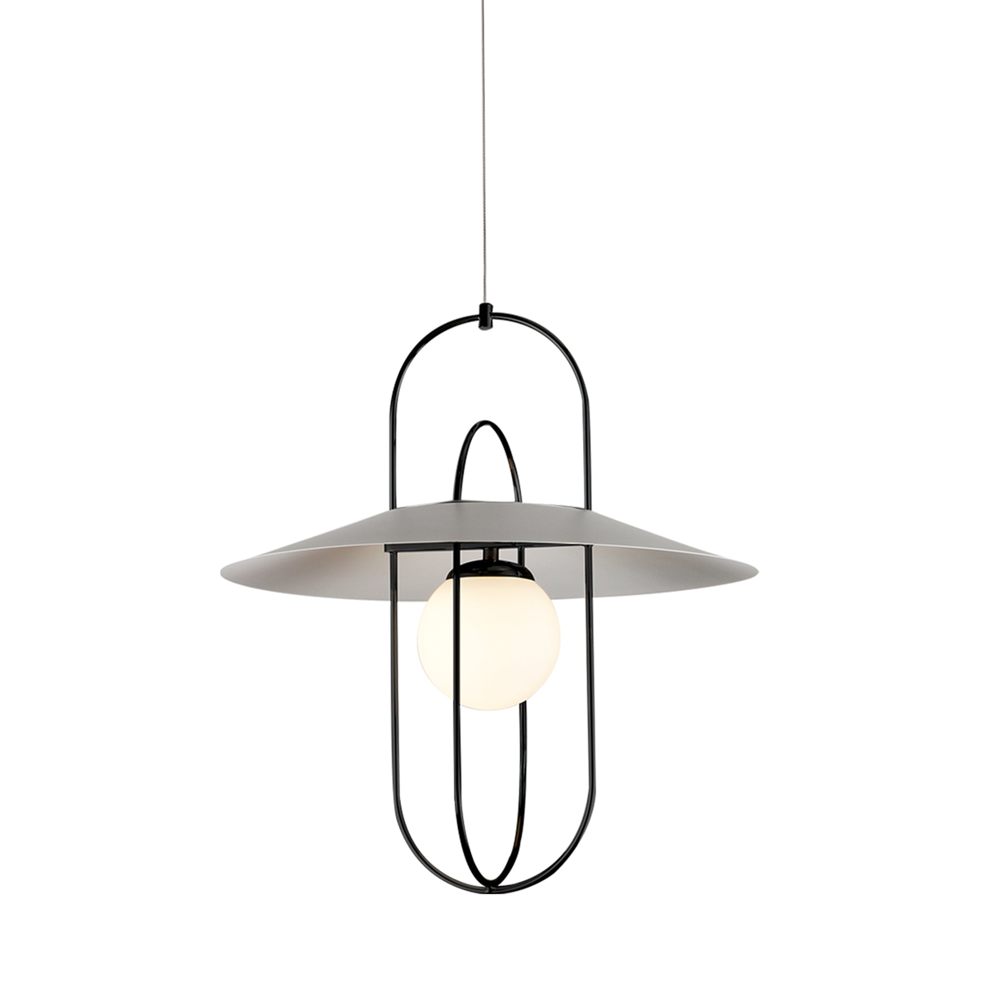 VONN Artisan Lyra VAP2271BL 18"" Integrated LED ETL Certified Height Adjustable Pendant Light in Black