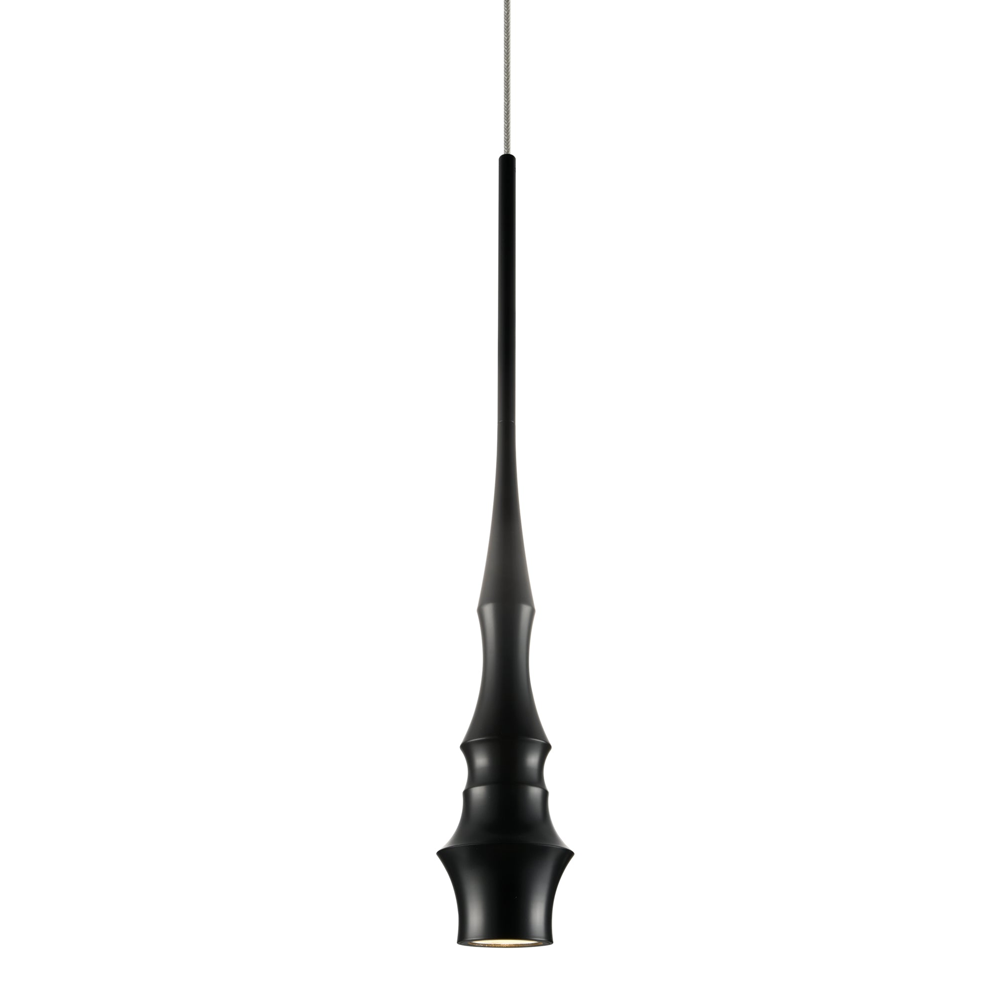 VONN Polaris VMP26610BL 5"" ETL Certified Integrated LED Height Adjustable Pendant Light in Black