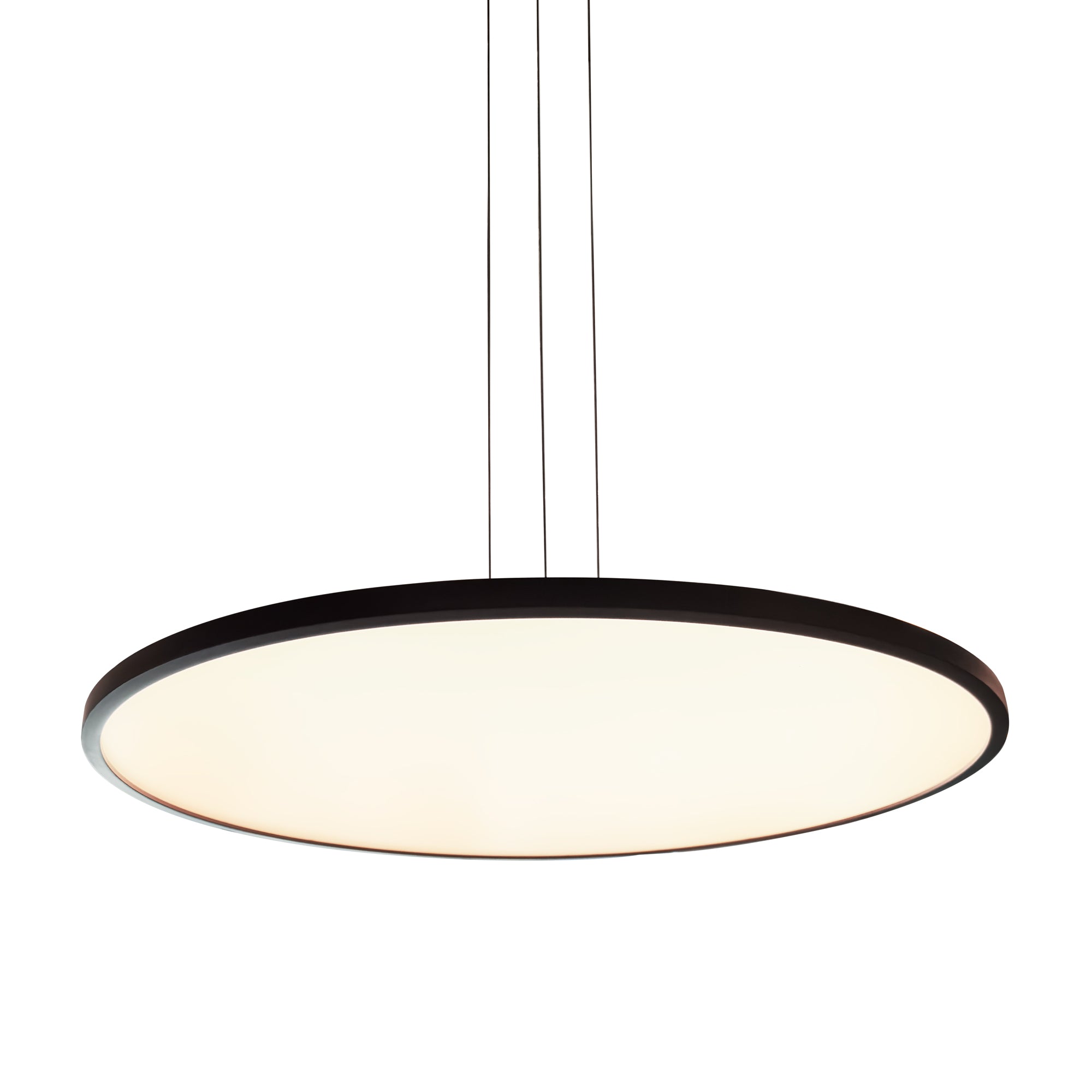 VONN Salm VMC31840BL 24"" Integrated LED ETL Certified Pendant Light Height Adjustable Disc Chandelier, Black