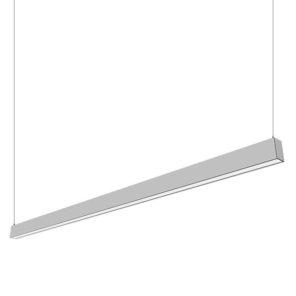 VONN Slim VSL4D10035KAL 1.3"" 4 FT LED Direct Downlight Suspended /Surface Mount Linear Lighting, 100-277V, 41W, 3500K, Aluminum