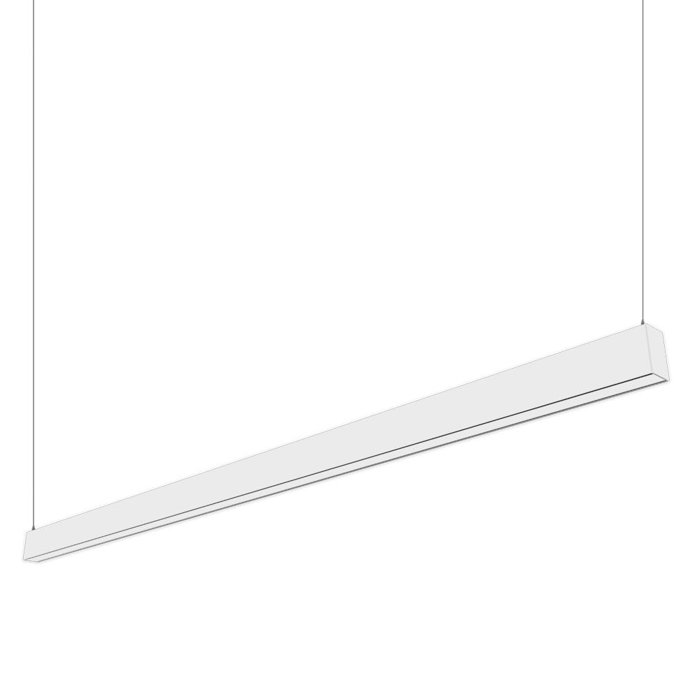 VONN Slim VSL4U25D7535KWH 1.3"" 4 FT LED Semi-Direct Suspended Mount Linear Lighting, 100-277V, 41W, 3500K, White