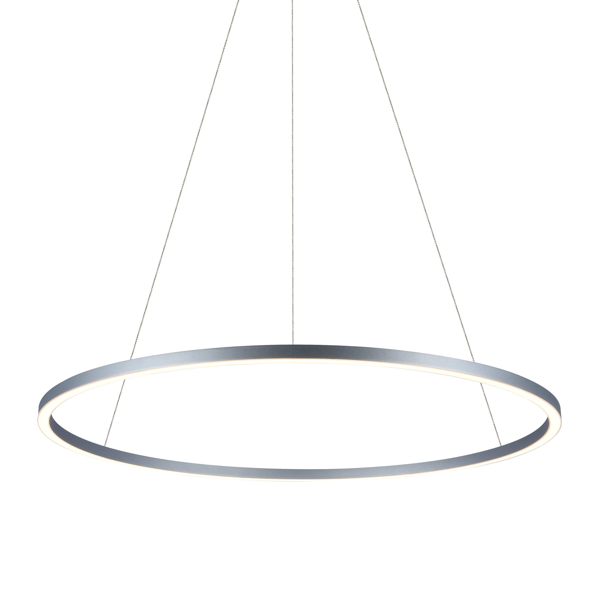 VONN Tania VMC34911AL 39"" ETL Certified Integrated LED Ring Chandelier Height Adjustable Pendant in Silver