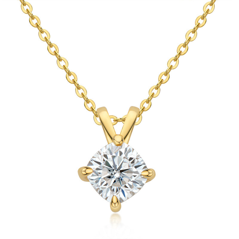 Cushion Shape Moissanite Pendant 1.0 ct