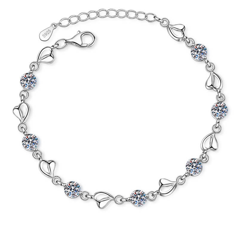 Heart To Heart Moissanite Bracelet (3.5 ct.tw.)