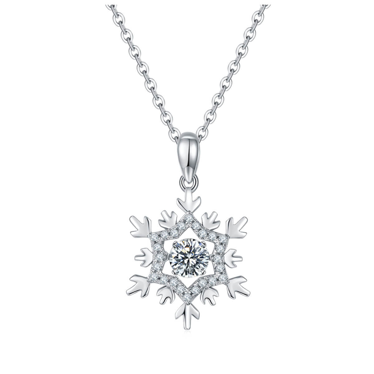 The Snow Queen Moissanite Pendant 0.5 ct