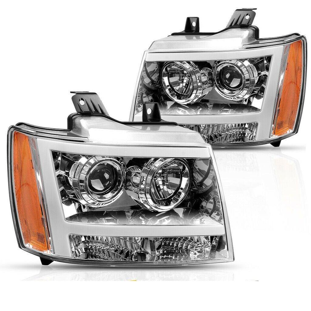 YITAMOTOR LED DRL Projector 2007-2013 Chevy Avalanche / Suburban / Tahoe Headlight