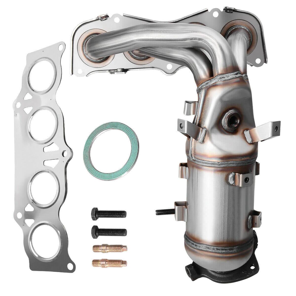 YITAMOTOR 2002-2006 Toyota Camry & Solara 2.4L with Gasket Kit Exhaust Manifold Catalytic Converter