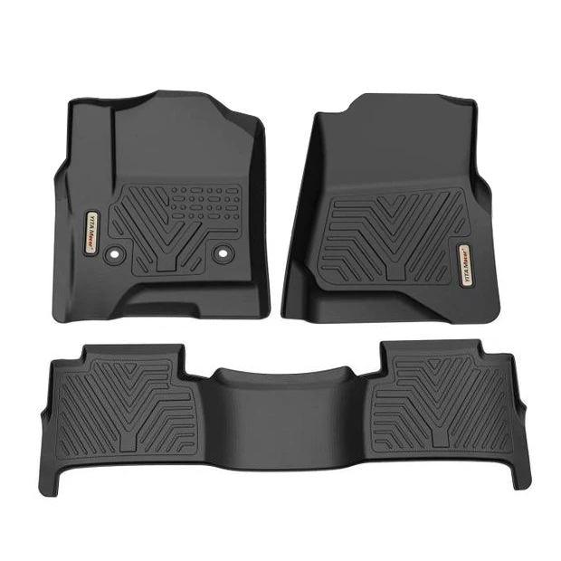 YITAMOTOR Floor Mats Floor Liner for 2015-2020 Chevrolet Tahoe/GMC Yukon, 1st & 2nd Row All Weather Protection