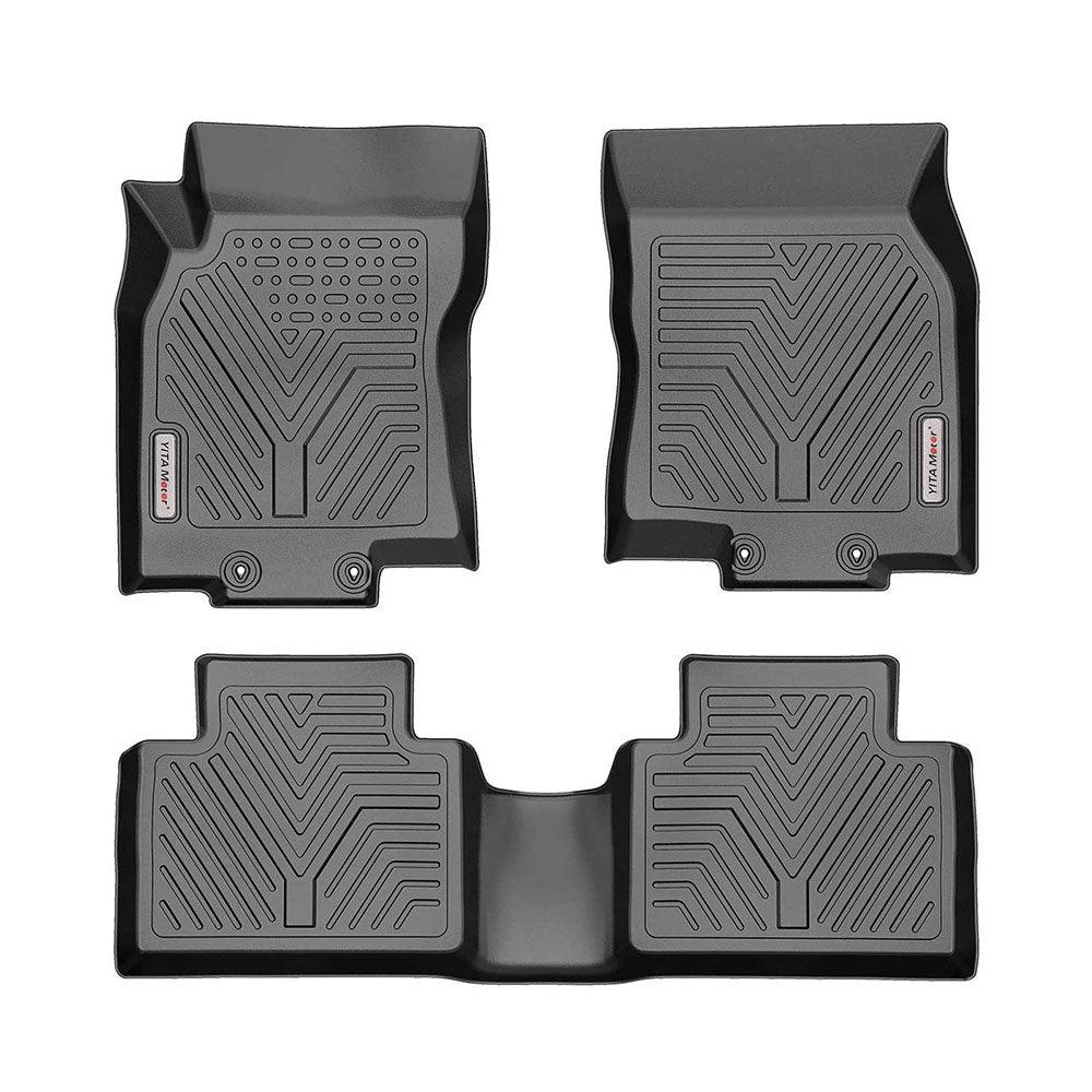 YITAMOTOR Floor Mats for 14-20 Nissan Rogue Floor Liners, 1st & 2nd Row (No Rogue Sport or Select Models)