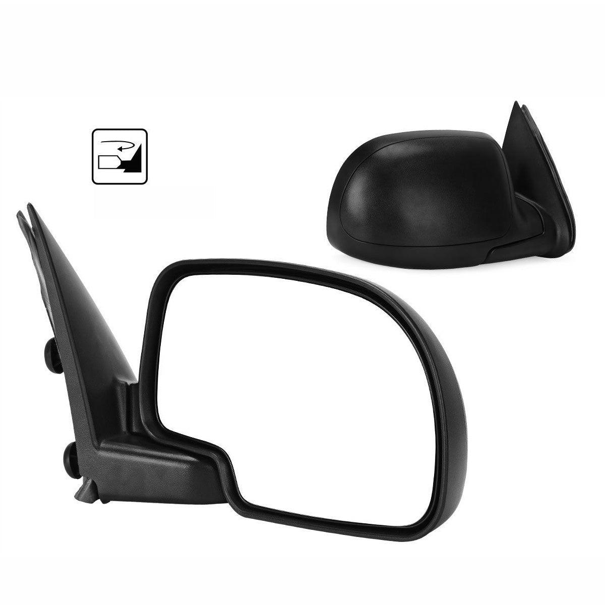 YITAMOTOR Passenger Right Side Mirror for 99-07 Chevy Silverado Sierra 1500 2500 Manual