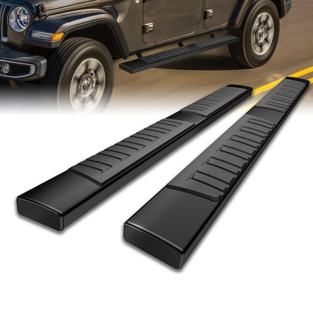 YITAMOTOR 6" Running Boards for 2018-2024 Jeep Wrangler JL 4 Door Side Steps Nerf Bars 2x