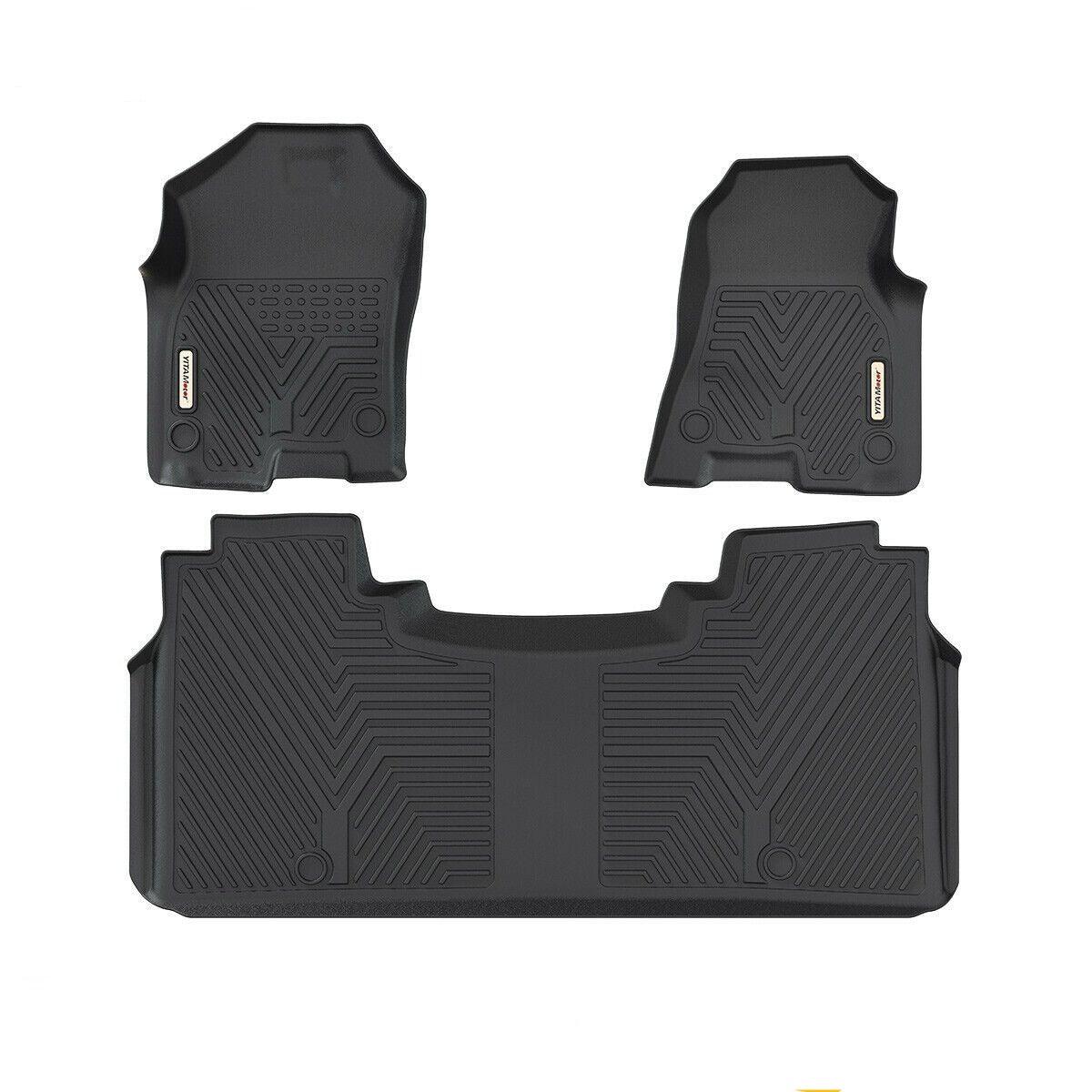 YITAMOTOR For 2019-2025 Dodge Ram 1500 Crew Cab Floor Mats 1st 2nd Row Rubber Liner