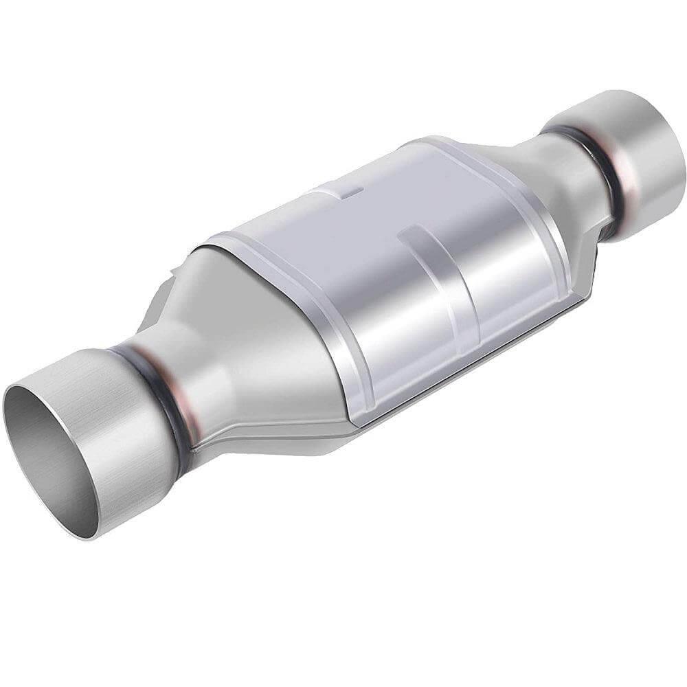 YITAMOTOR 3" Inlet/Outlet Universal Catalytic Converter w/Heat Shield (EPA Compliant)