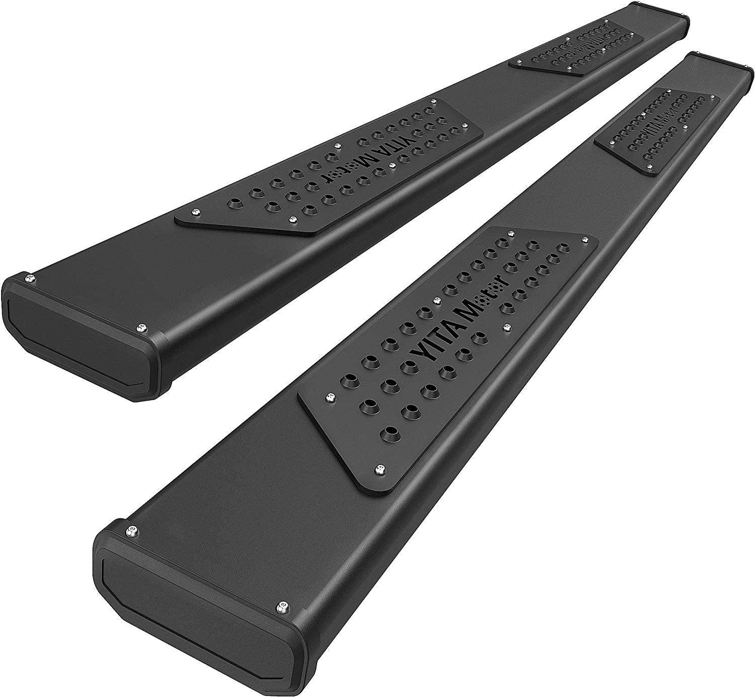 YITAMOTOR 6.5" Inches Running Boards for 2005-2023 Toyota Tacoma Double/Crew Cab, Side Steps Nerf Bars