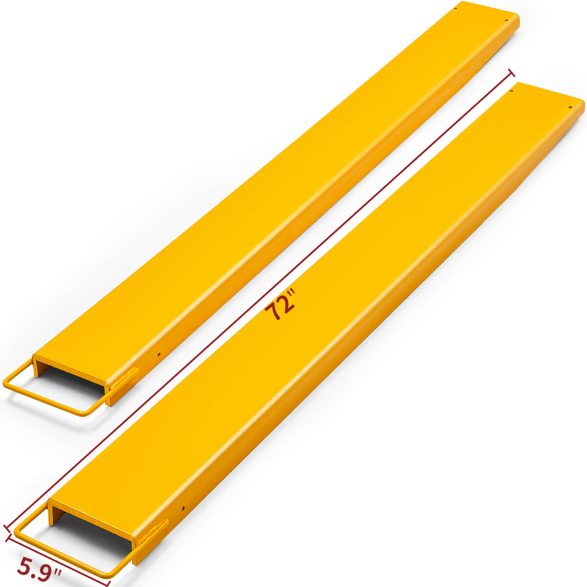 YITAMOTOR 72" Length 4.5" Width Pallet Fork Extension