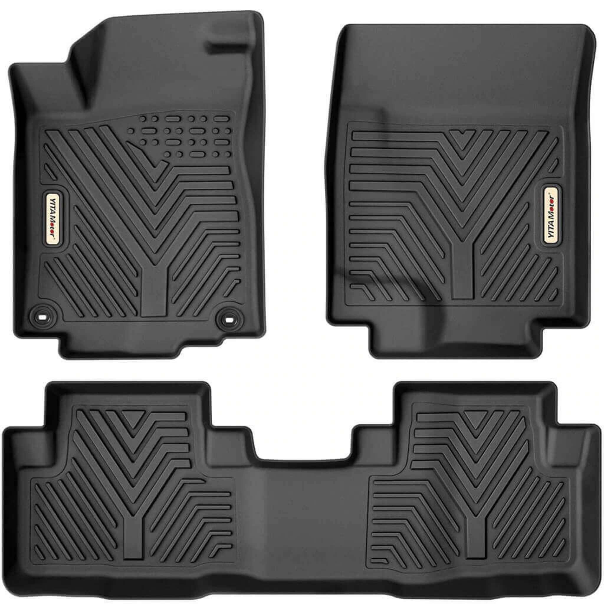 YITAMOTOR Floor Mats for 2012-2016 Honda CR-V All-Weather Custom-Fit Front 1st & 2nd Row Floor Liner Set