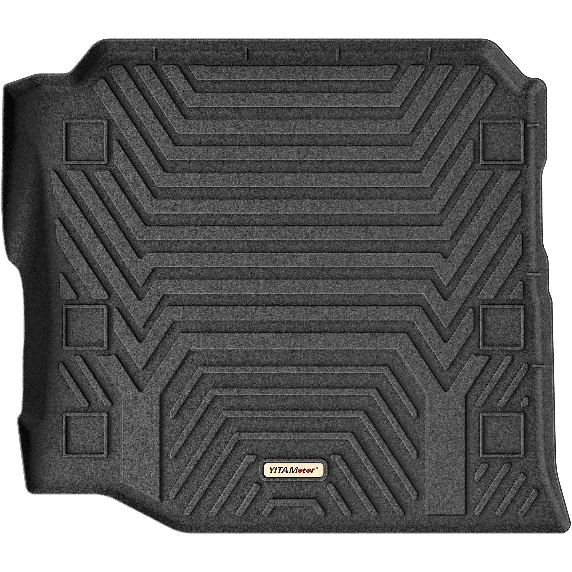 YITAMOTOR 18-24 Jeep Wrangler JL Unlimited 4-Door Floor Mats, 1st & 2nd Row All Weather Protection Floor Liner