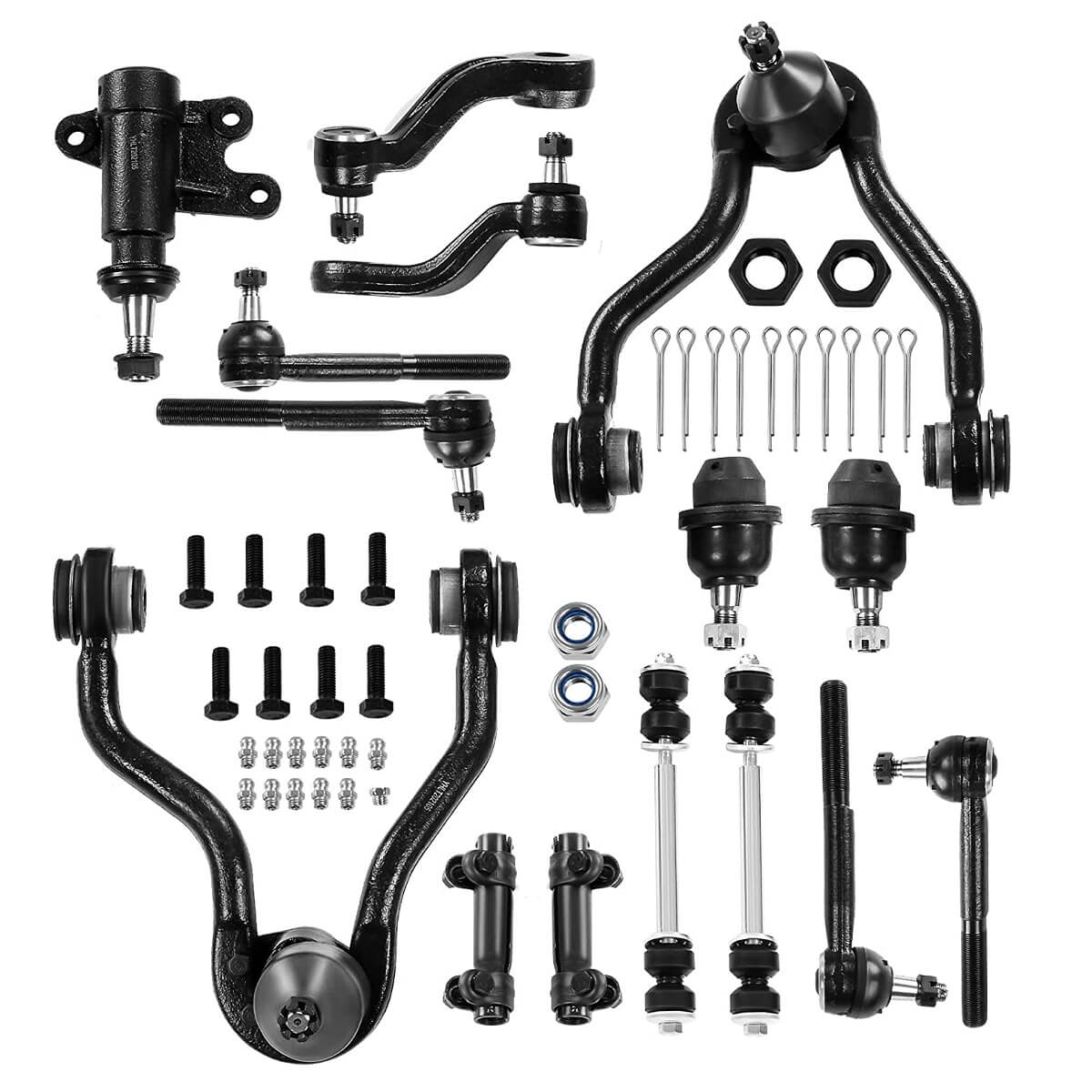 YITAMOTOR 1999-2000 Cadillac Escalade, 1995-2000 Chevy/GMC K1500 K2500, -4WD ONLY Front Upper & Front Lower Suspension Kit