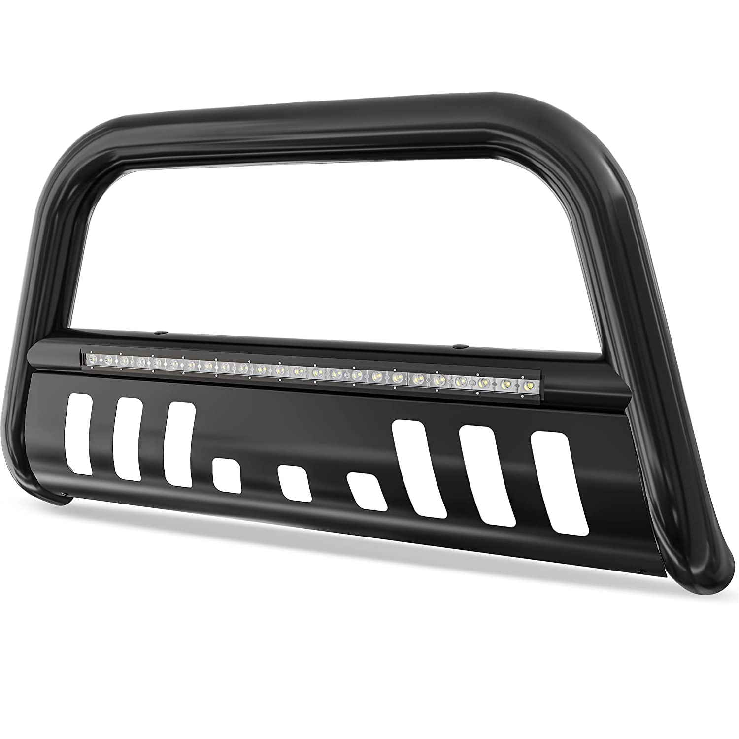 YITAMOTOR Bull Bar Compatible for 2007-2021 Toyota Tundra/2008-2022 Sequoia w/LED Light Bar