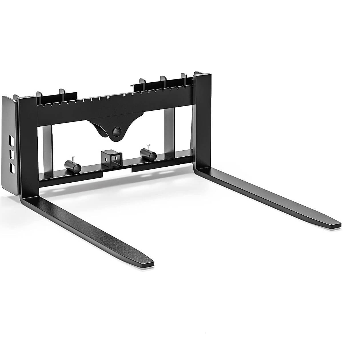 YITAMOTOR 45" Skid Steer Pallet Fork Frame Attachment with 42" Frontier Pallet Forks