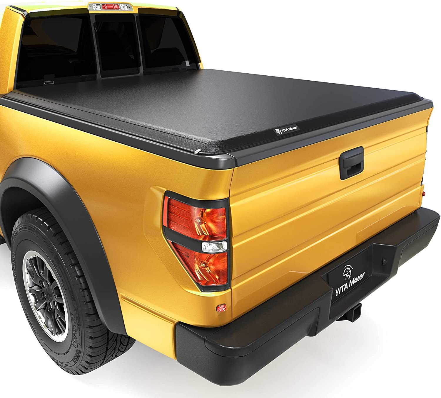 YITAMOTOR 1999-2016 Ford F-250 F-350 F250 F350 Super Duty Soft Roll Up Tonneau Cover, Styleside 6.75 ft Bed