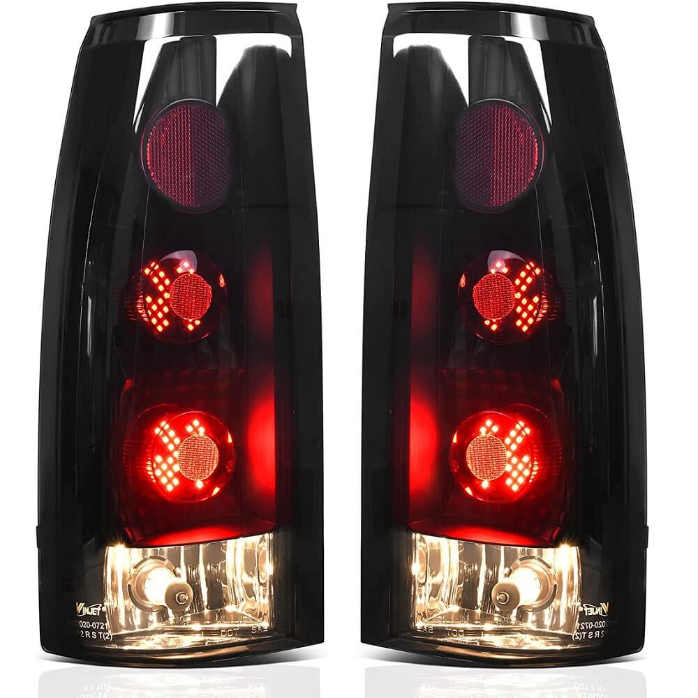 YITAMOTOR LED Tail Lights 1995-1999 Chevy Tahoe / 1992-1999 Chevy Suburban / 88-00 GMC C/K Pickup Taillights Assembly