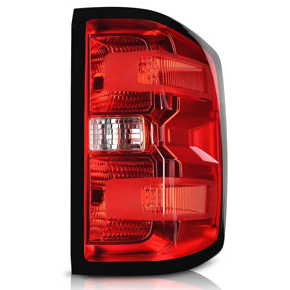 YITAMOTOR 2014-2018 Chevy Silverado 1500 Passenger Side Red Style Tail Brake Lamps Taillights Assembly