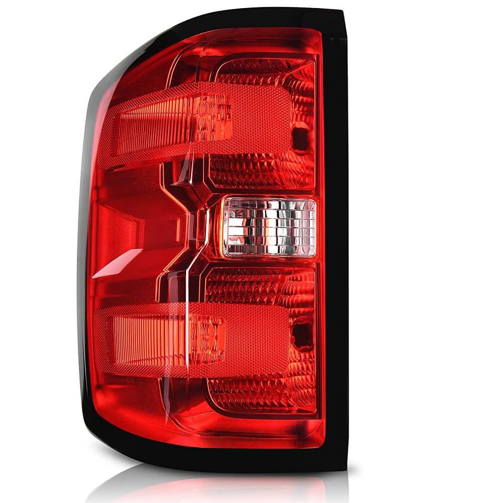 YITAMOTOR 2014-2018 Chevy Silverado 1500 Driver Side Red Style Tail Brake Lamps Taillights Assembly