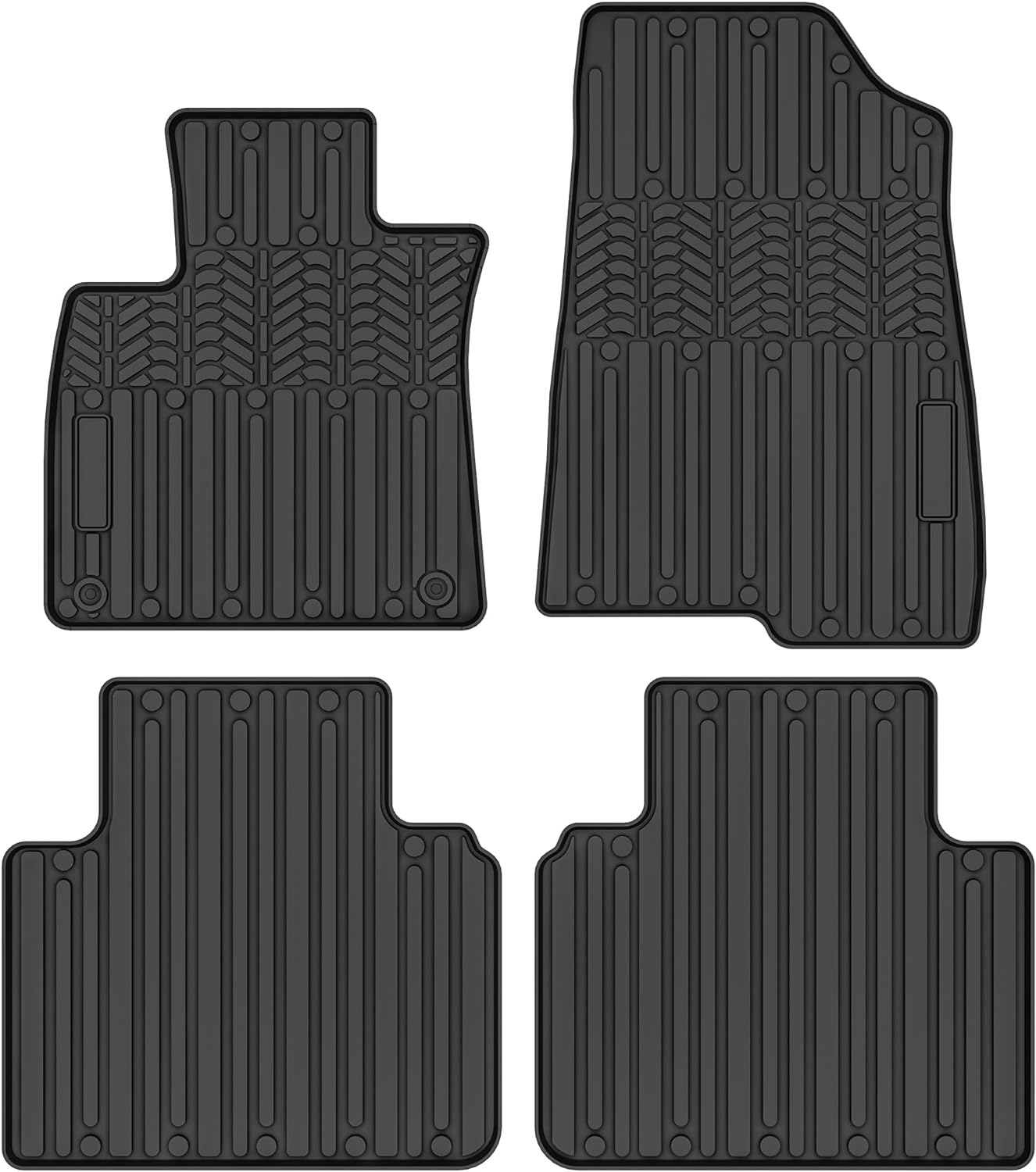 YITAMOTOR Floor Mats For 2018-2022 Honda Accord All-Weather Waterproof Liners 3pcs