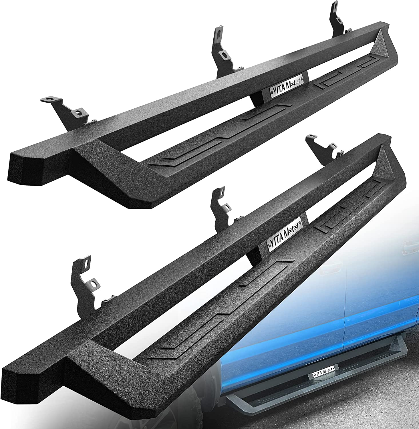 YITAMOTOR 2021-2024 Ford Bronco 4 Door Running Boards, Off-Road Side Steps