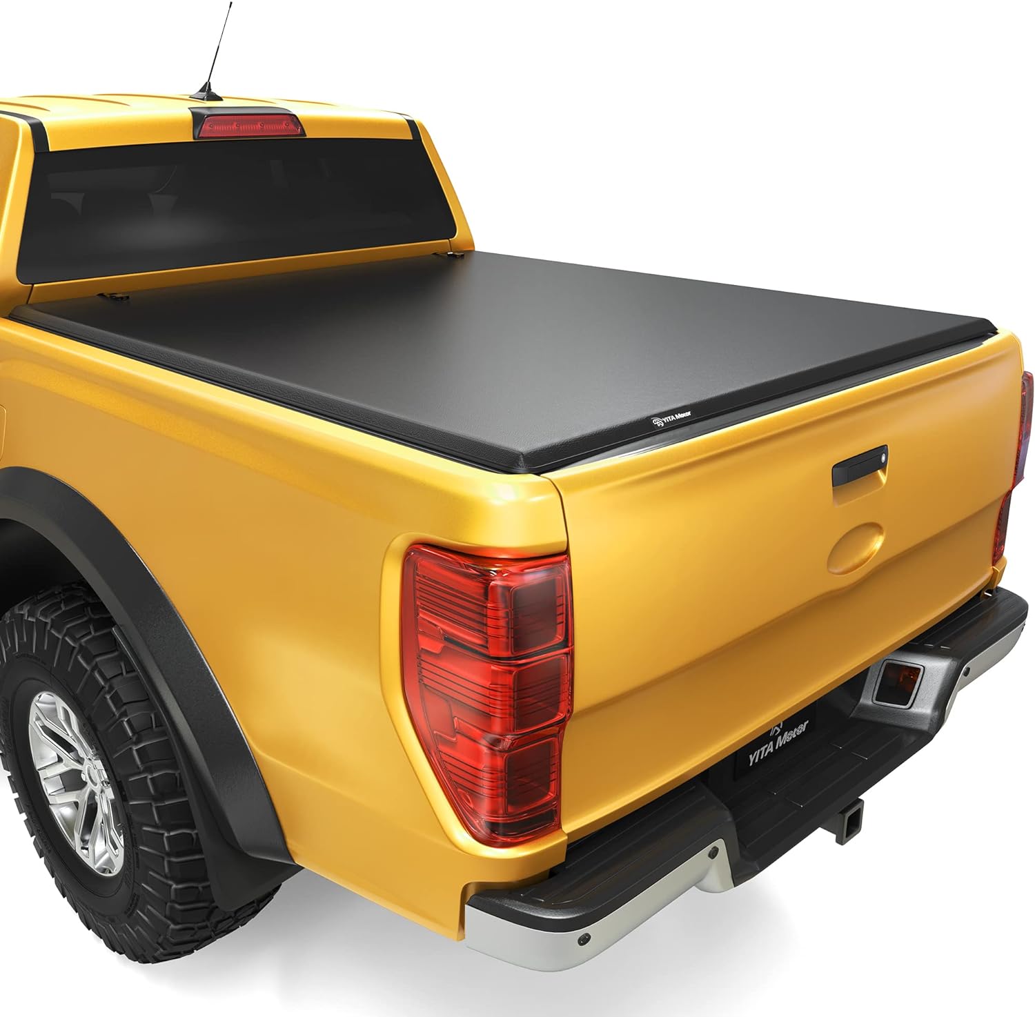 YITAMOTOR Soft Tri-fold Truck Bed Tonneau Cover Compatible with 2022 2023 2024 Ford Maverick 4.5' (54") Bed