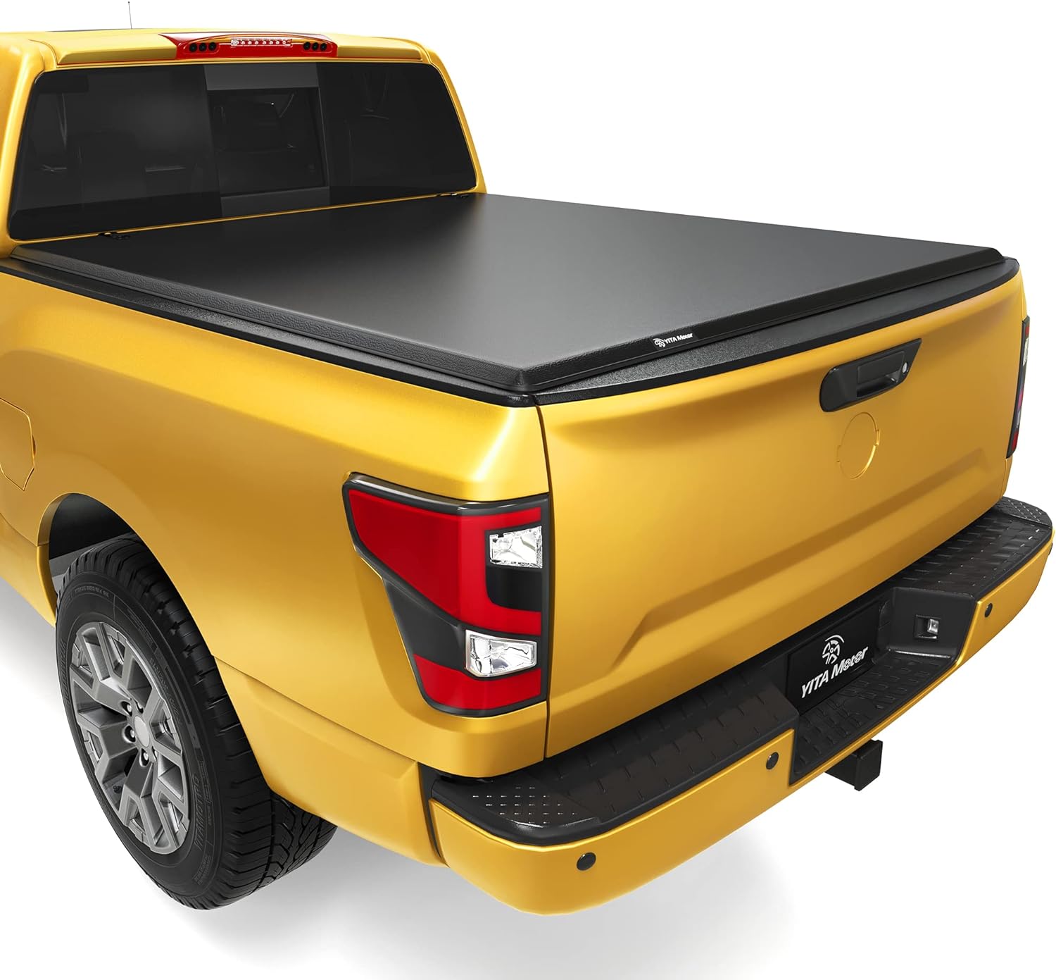 YITAMOTOR Soft Tri Fold Truck Bed Tonneau Cover Compatible with 2022-2024 Nissan Frontier 6 ft Bed