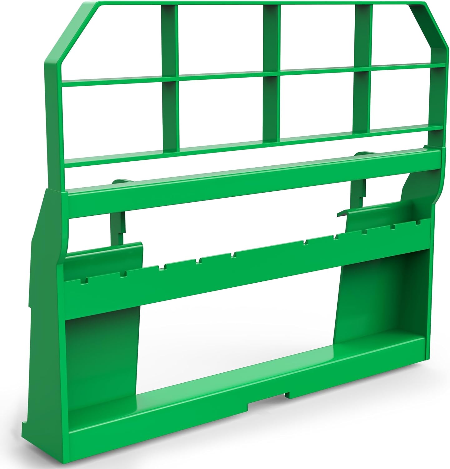 4000lbs Pallet Fork Frame, 46" Skid Steer Pallet Fork Frame for Kubota Bobcat Skid Steer Loaders Tractors, Green Steel