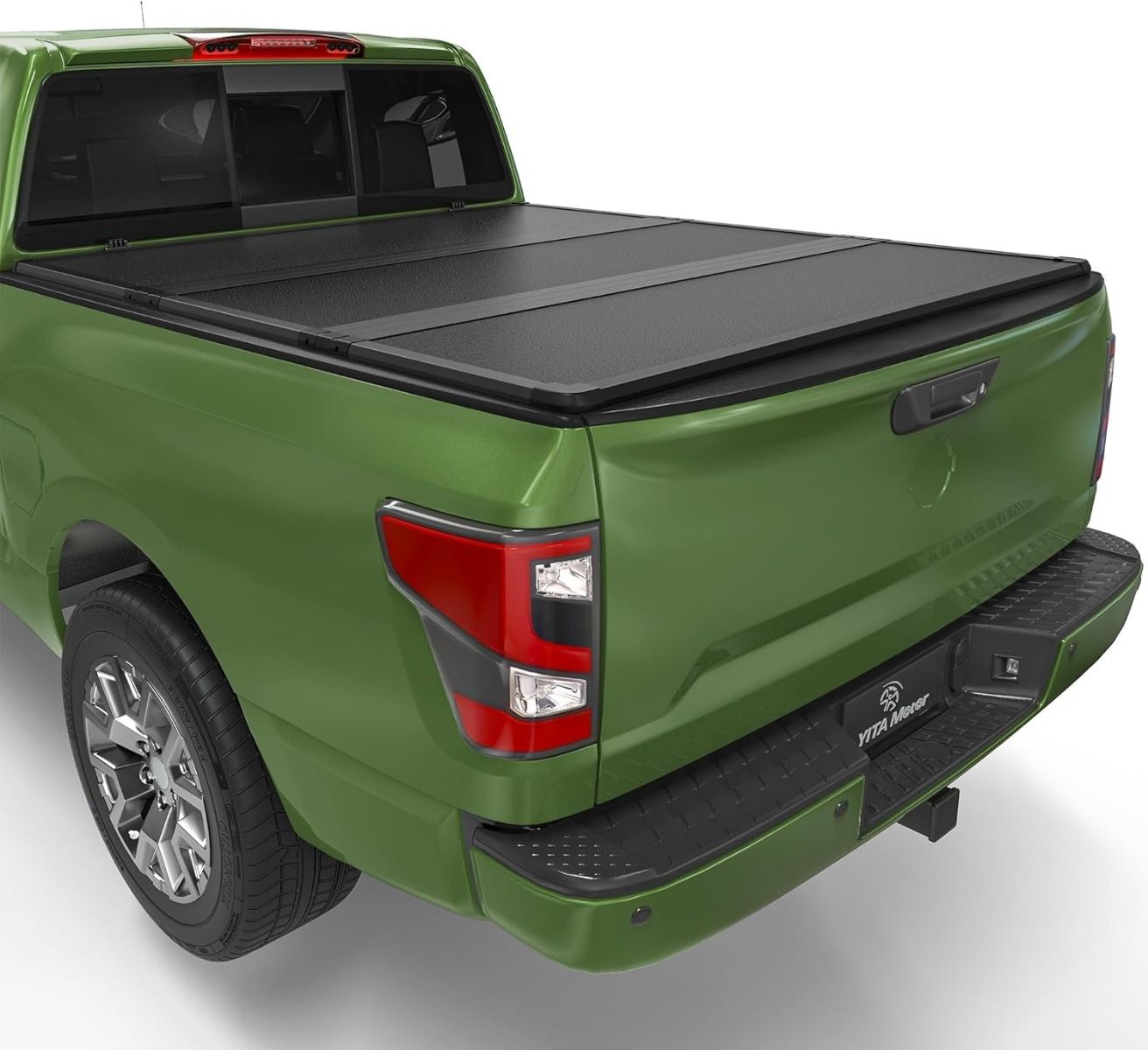 YITAMOTOR 5 ft Bed Tonneau Cover Hard Tri-fold for 2005-2024 Nissan Frontier Truck 3 Fold