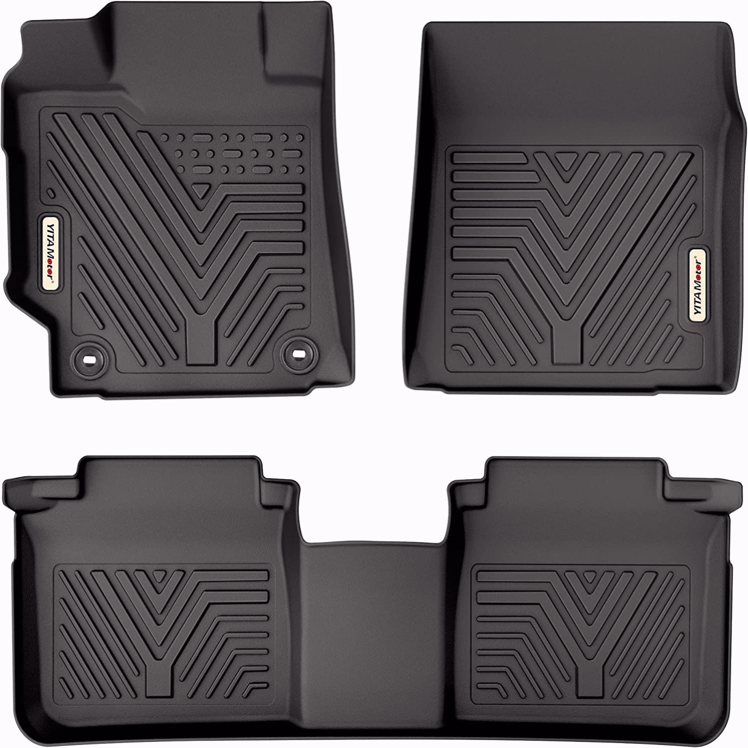 YITAMOTOR 2015-2017 Toyota Camry (No Camry Hybrid Models) Floor Mats, FWD Models Only, 1st & 2nd Floor Liner Set