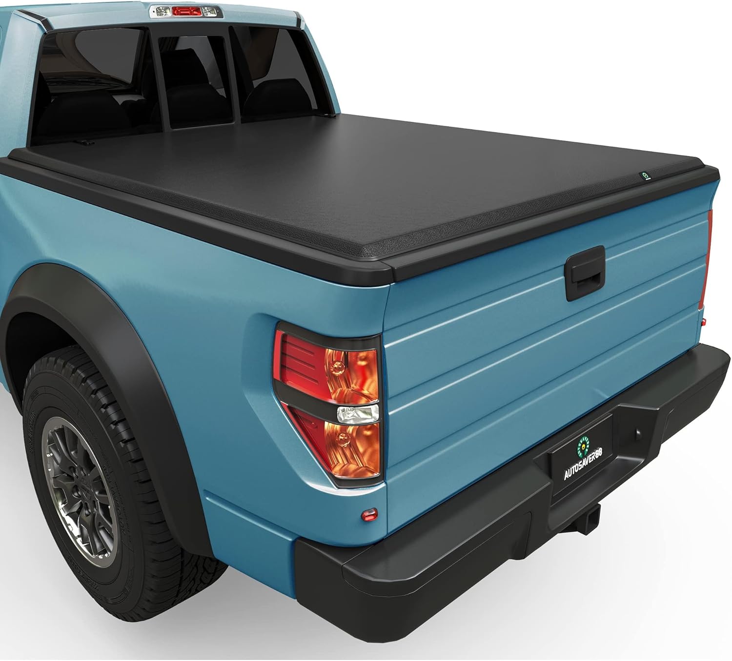 YITAMOTOR Soft Quad-fold Truck Bed Tonneau Cover Compatible with 2004-2014 Ford F-150 F150 (Excl. Raptor Series) 5.5ft Bed