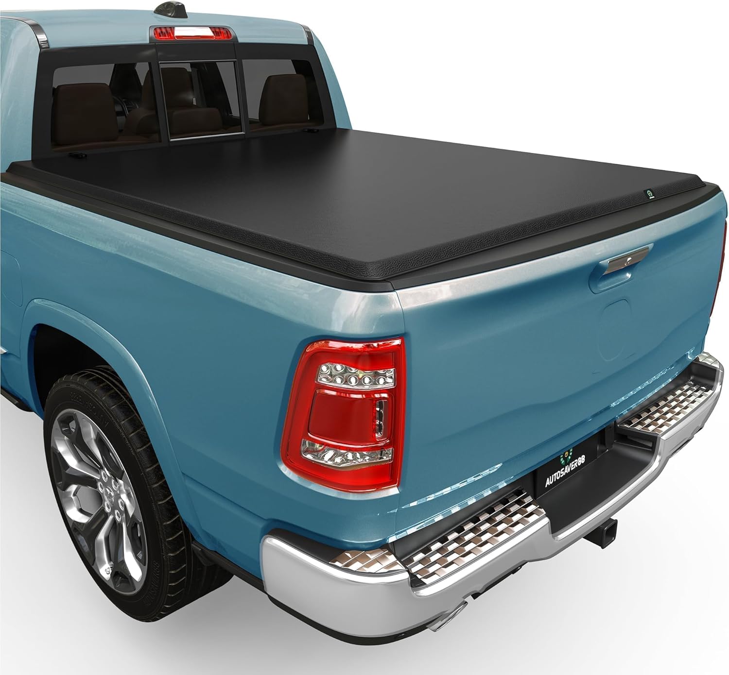 YITAMOTOR Soft Roll Up Truck Bed Tonneau Cover Compatible with 2019-2025 Dodge Ram 1500 New Body Style 5.7ft w/o RamBox