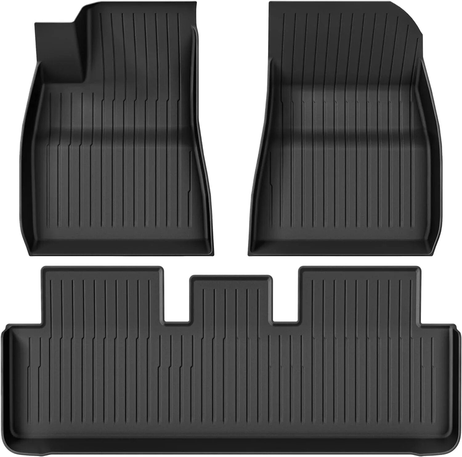 YITAMOTOR All Weather 3D Molded Floor Mats for 2024 Tesla Model 3 Highland 3PCS TPE Liners