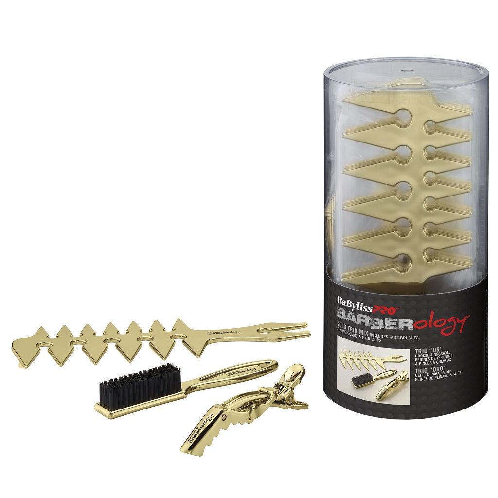 BaBylissPRO Barberology Trio Mix  Gold Bucket - 18 Pack