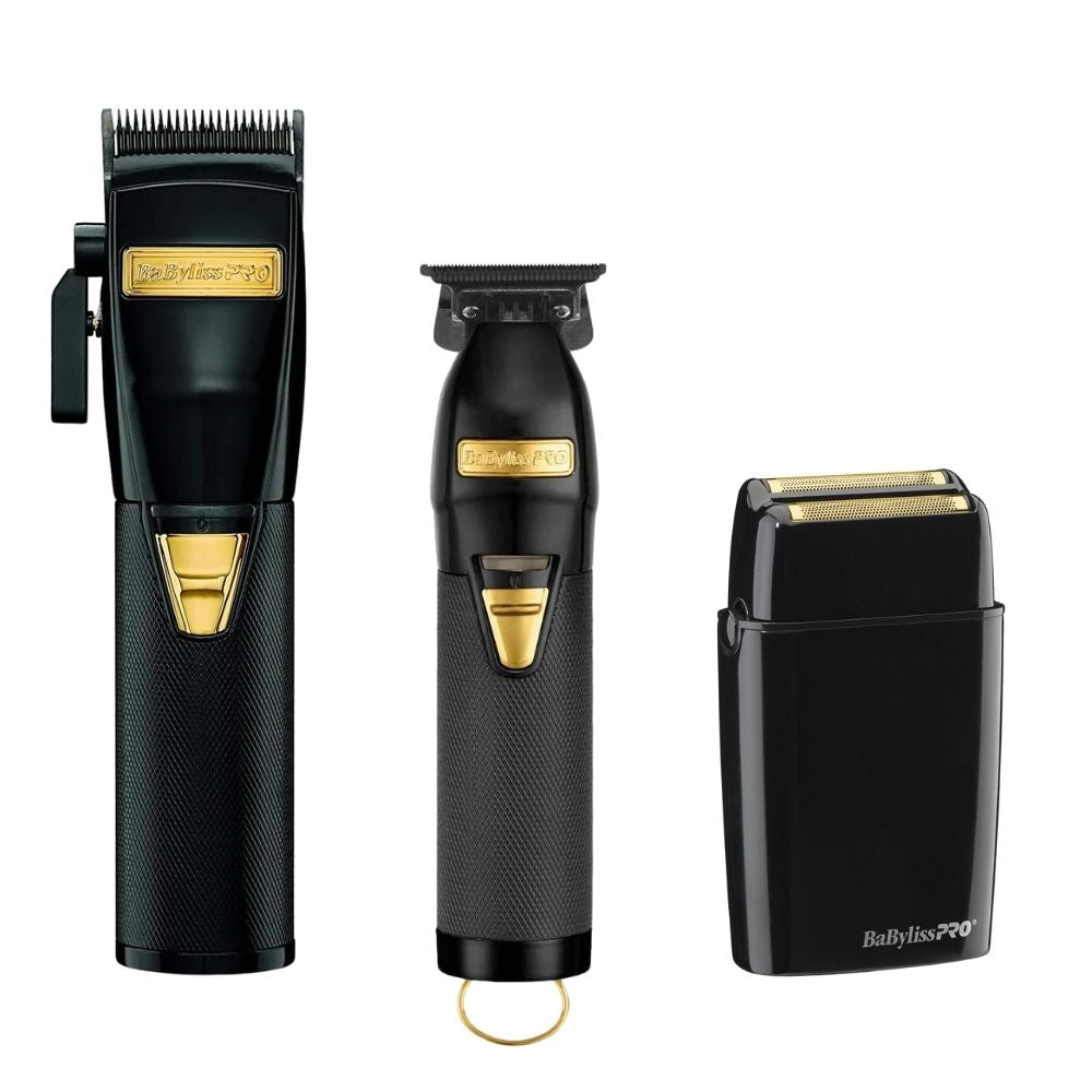 BaBylissPRO BlackFX Clipper, Trimmer & Shaver Combo