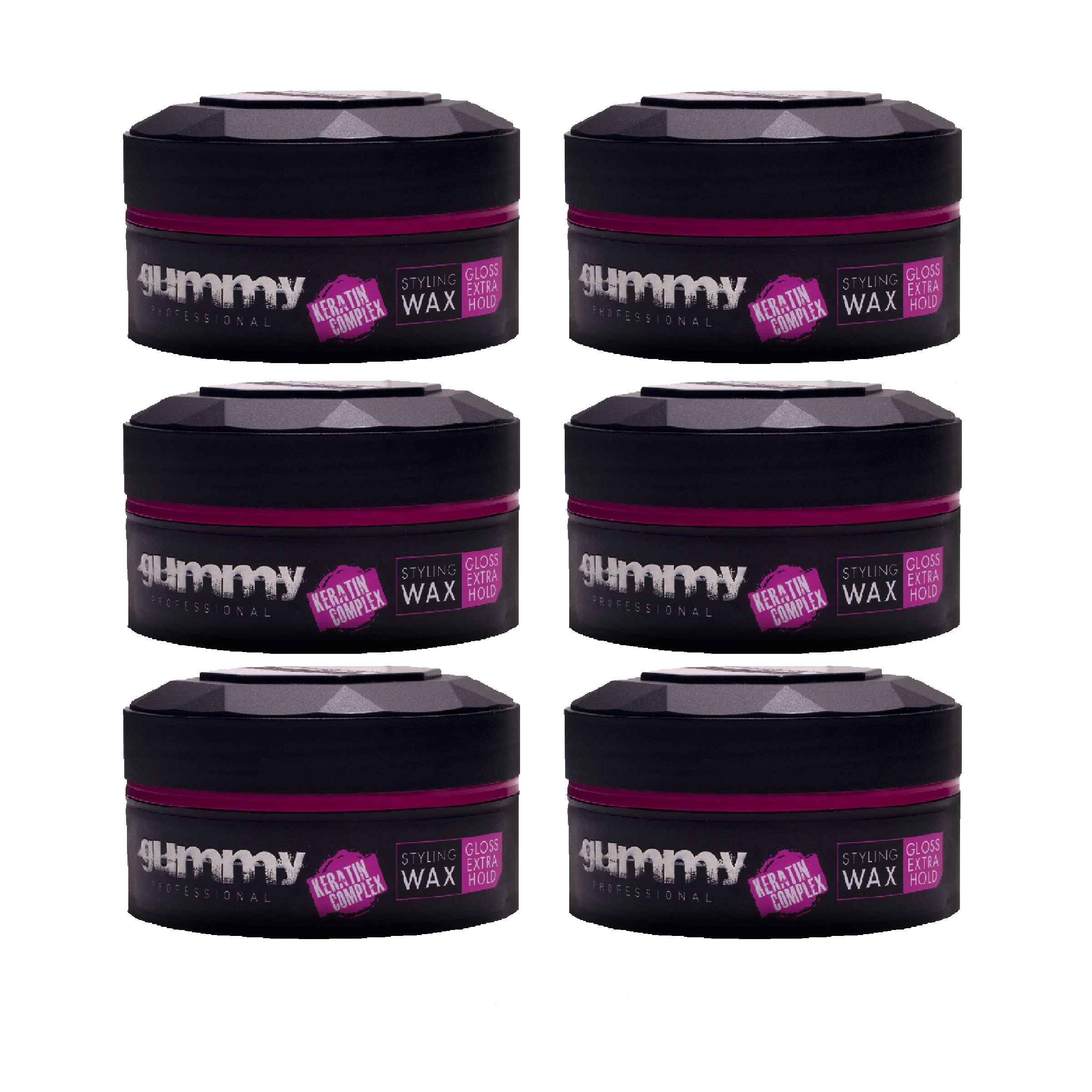 Gummy Styling Wax Extra Gloss 5 oz - Multipack