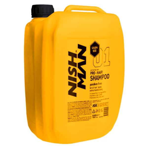 Nishman Salon Size 01 Pro-Hair Shampoo 169 oz / 5000 ml