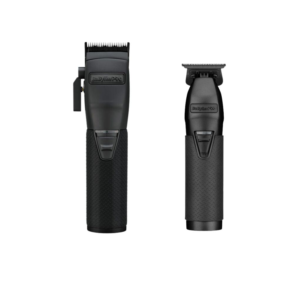 BaBylissPRO Matte Black Boost+ Clipper & Trimmer Combo