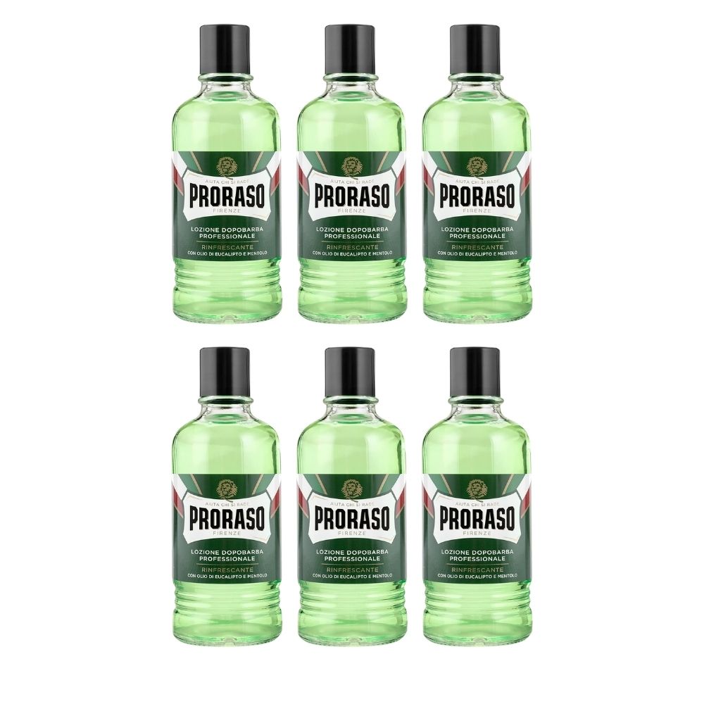 Proraso After Shave Lotion Refreshing - Green 13.5 oz - 6 Pack