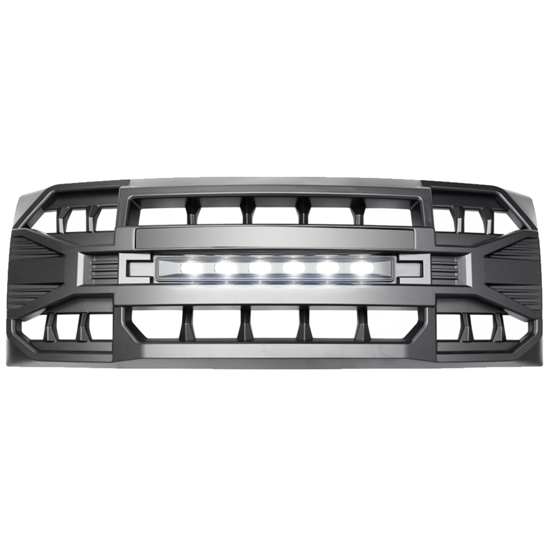 Armor Grille w/ Off Road Lights for 2009-2014 Ford F150