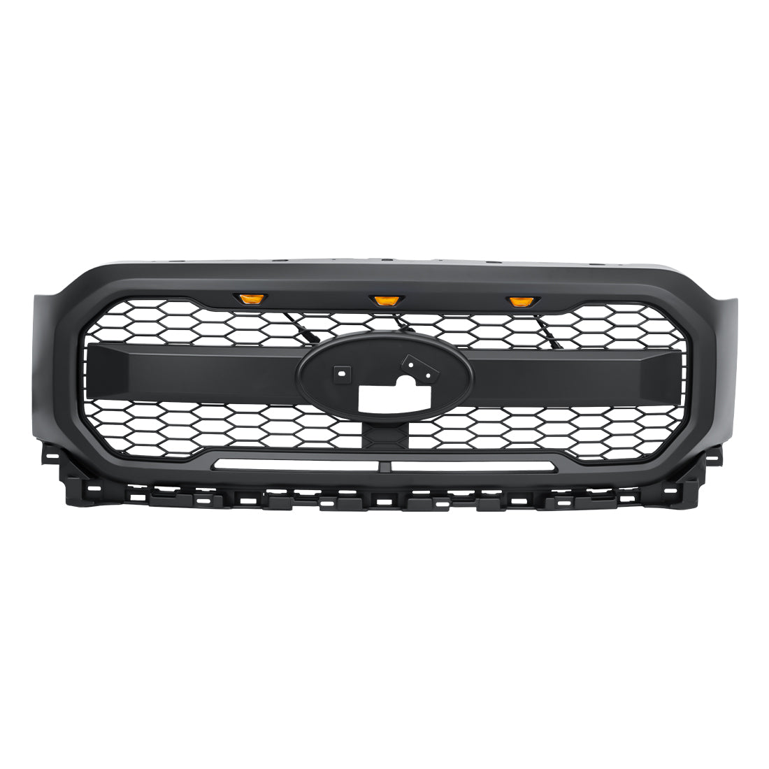 Raptor Style Mesh Grille W/ Amber Lights For 2021-2023 Ford F150(Excluding Raptor)